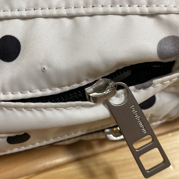 Lululemon Bag Yoga Mat Bag Namaste Tote White with Polka Dots - Picture 7 of 13